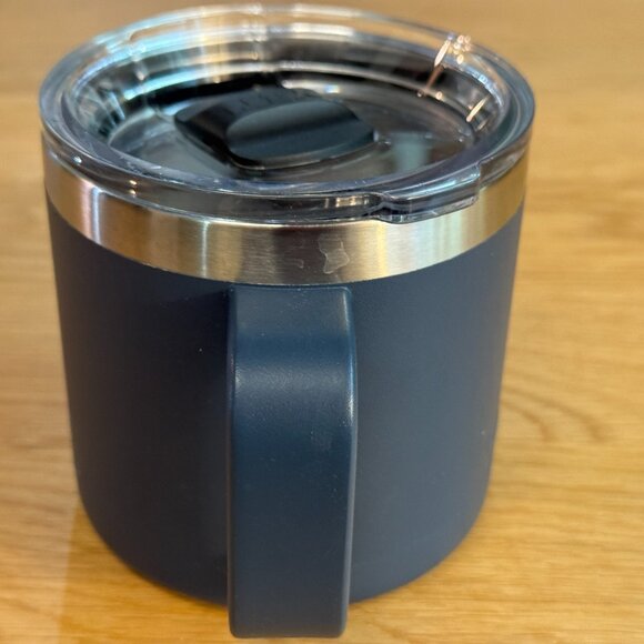 YETI Rambler Stainless Steel Mug with MagSlider Lid, Vacuum Insulated, Navy - Picture 3 of 14